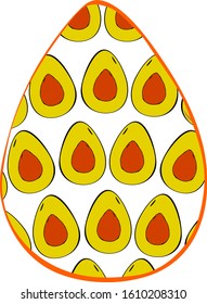 Vector illustration - easter eggs.
Made of brightly colored eggs of different colors. Isolated. EPS file For the design of Easter invitations, cards, craft paper, fabric.