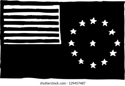 Vector illustration of the Easton Flag