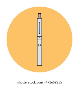 vector illustration of e-cigarette icon