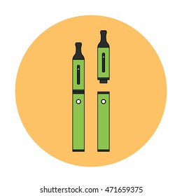 vector illustration of e-cigarette icon