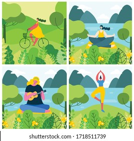 Ilustración vectorial Antecedentes ECO Concepto de verde, cero residuos, energía ecológica y cita Salvar el planeta