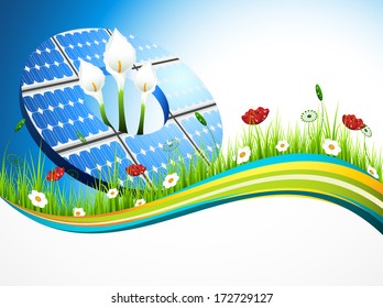 Vector illustration of Eco banner. 