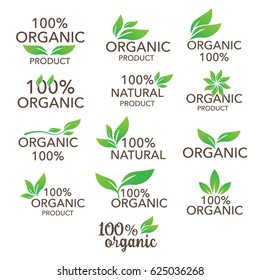 Vector Illustration : Eco friendly & organic icon set