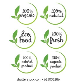 Vector Illustration : Eco friendly & organic icon set