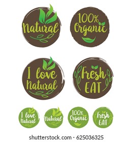 Vector Illustration : Eco friendly & organic icon set