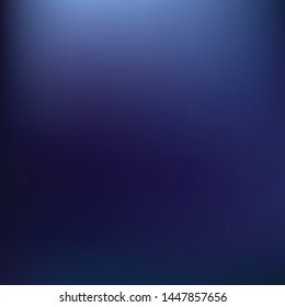 Vector illustration. Eco friendly soft bright colors. Dark colors of the cosmos. Dark blue background blur gradient. Abstract blurred gradient. Dark blue blurry background. Nature backdrop.