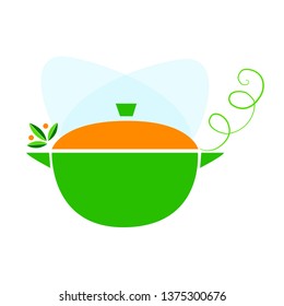 Vector illustration of eco pan