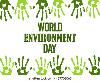 Vector illustration, eco poster,eco banner or eco card for world environment da .