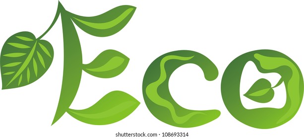 Vector illustration of ecology