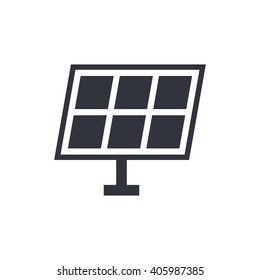 Vector illustration of Ecology panel sign icon on white background.