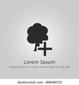 Vector illustration of ecology tree icon. Premium quality web icon