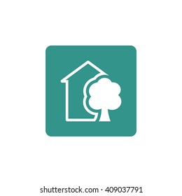Vector illustration of ecology tree icon. Premium quality web icon