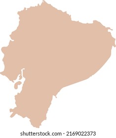 Vector Illustration of Ecuador map