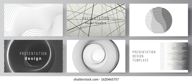 Vector illustration of the editable layout of the presentation slides design business templates. Geometric abstract background, futuristic science and technology concept for minimalistic design.