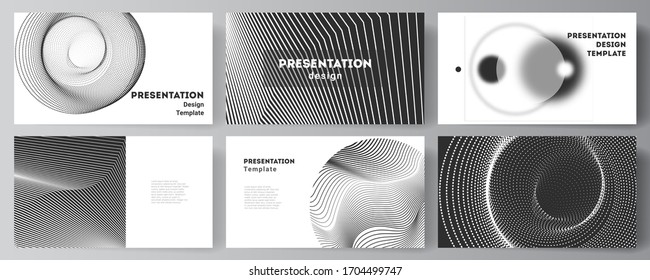 Vector illustration of the editable layout of the presentation slides design business templates. Geometric abstract background, futuristic science and technology concept for minimalistic design.