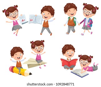 Vector Illustration Of Education
