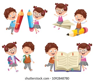 Vector Illustration Of Education