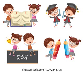 Vector Illustration Of Education