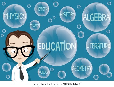 Vector illustration. Education.
