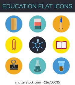 Vector Illustration of education flat icon