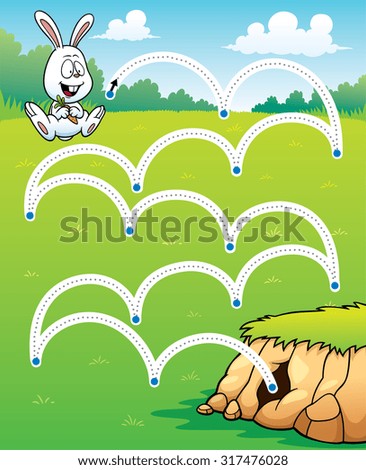 Similar – Image, Stock Photo Jumping dot