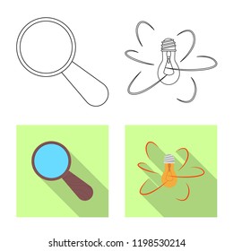 Vector illustration of education and learning icon. Set of education and school stock symbol for web.