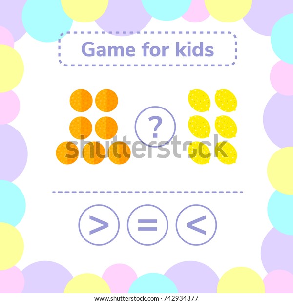 Vector Illustration Education Logic Game Preschool Stock Vector Royalty Free