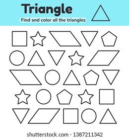 shapes worksheets images stock photos vectors shutterstock