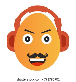 vector illustration of egg cartoon