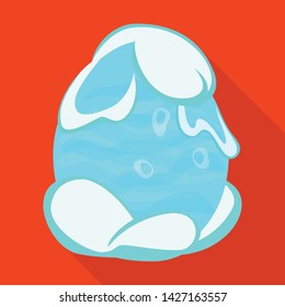 Vector illustration of egg and dragon logo. Collection of egg and cold vector icon for stock.