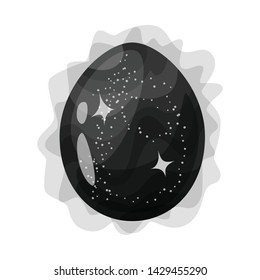 Vector Illustration Of Egg And Dragon Sign. Collection Of Egg And Universe Vector Icon For Stock.