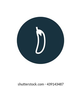 Vector illustration of eggplant icon