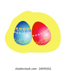 vector illustration "eggs"
