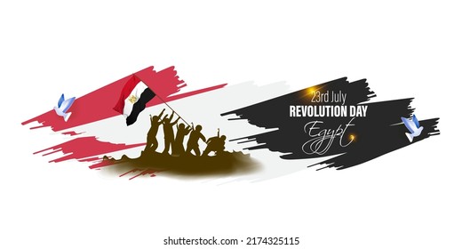 Vector illustration for Egypt Revolution Day