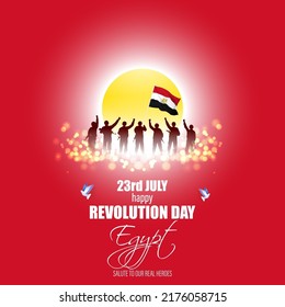 Vector illustration for Egypt Revolution Day