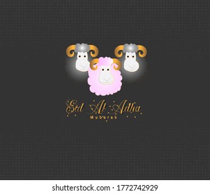 vector illustration of Eid Al Adha. abstract presentation for cards , banner,invitation.
