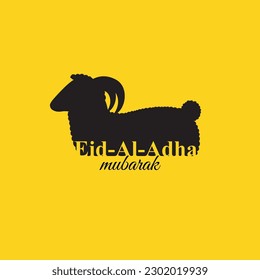 Vector illustration of Eid al Adha Mubarak social media story feed mockup template