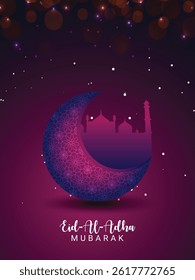 Vektorgrafik von eid al adha Feier Hintergrund