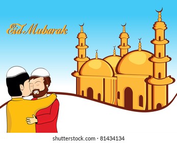 Vektorgrafik für eid-mubarak-Feiern