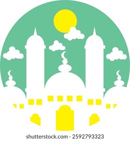 Vector Illustration Eid Mubarak Vibes