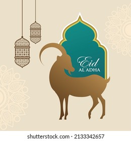 Vector illustration Eid-Al-Adha Background Design Template