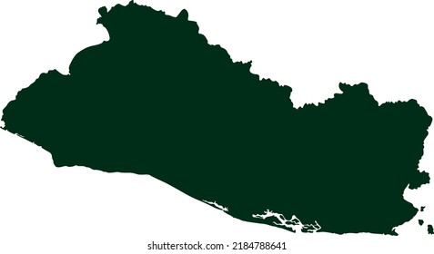 Vector Illustration of El Salvador map