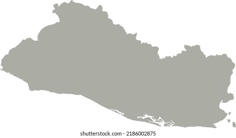Vector Illustration of El Salvador map