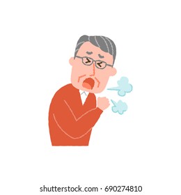 5,015 Coughing elderly Images, Stock Photos & Vectors | Shutterstock