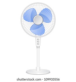 Vector illustration of electric fan