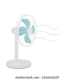 Vector illustration of electric fan.