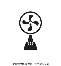 Vector illustration of electric fan.