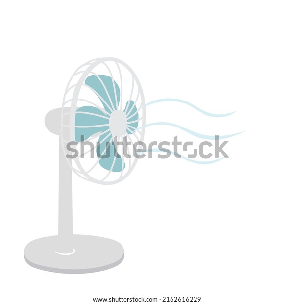 Vector illustration of\
electric fan.