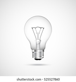 vector illustration of a electric light bulb