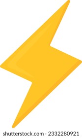 Vector illustration of an electric lightning.